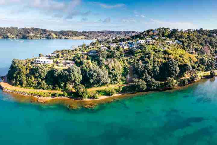 Bay Views on Burrell Peninsula Drone