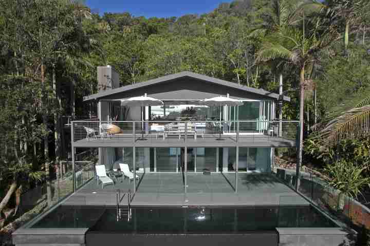 Byron Bay Villa Front View Luxury Holiday Accommodation Australia