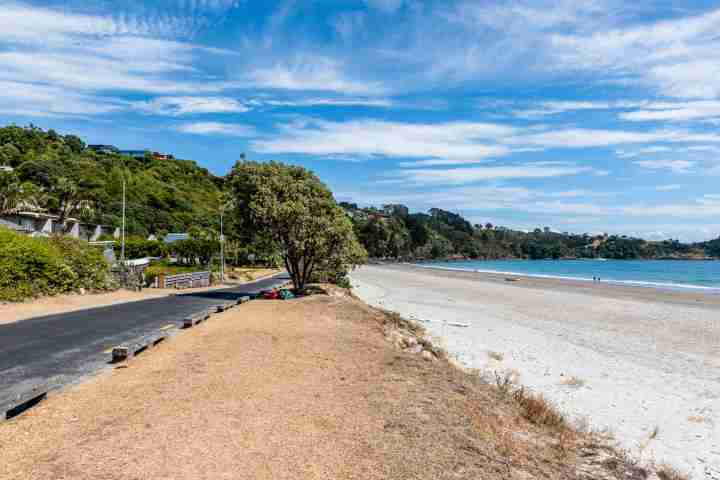Walk to Onetangi beach from modern apartment at The Sands