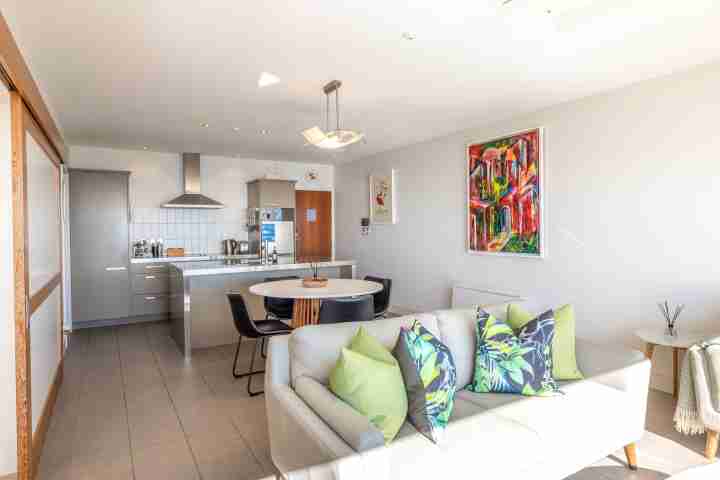 Apartment On The Beach Lounge and Dining Area