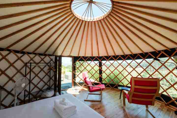 Awaawa Yurts Papa Yurt Interior