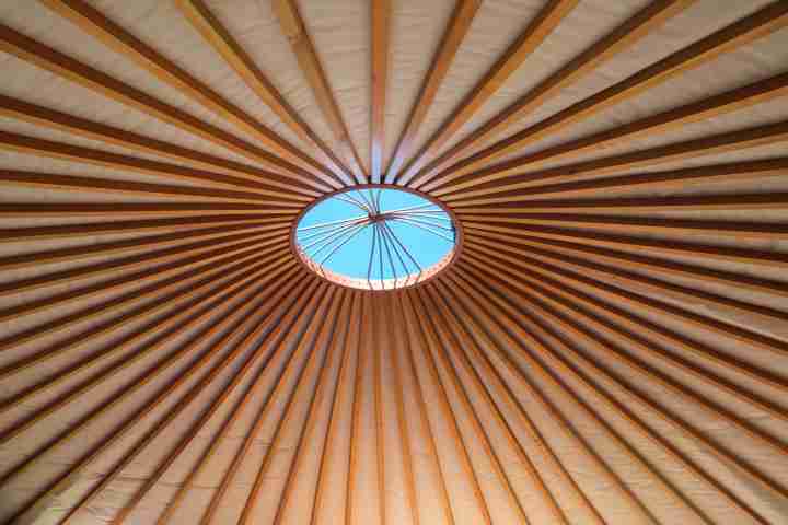 Awaawa Yurts Skylight feature 