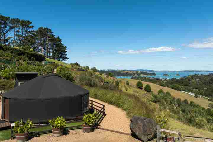 Awaawa Yurts Tane Yurt Entrance and Pathway