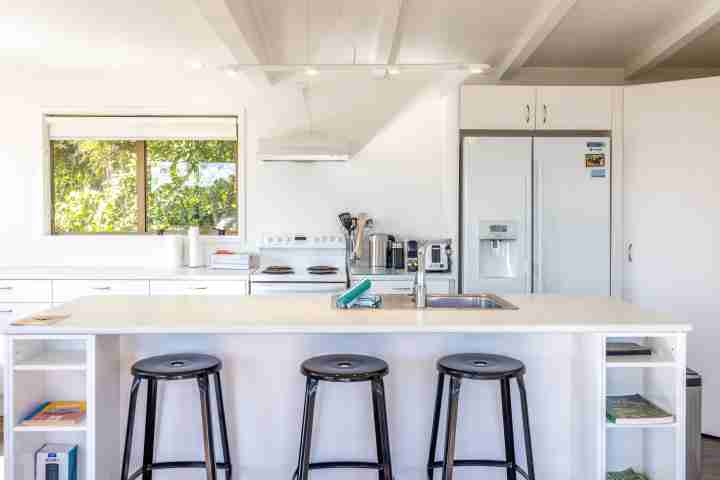 Enclosure Bay Views Kitchen Area