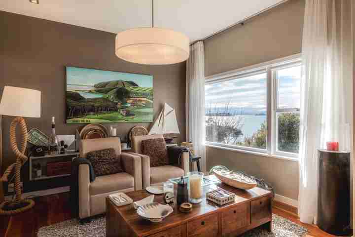 Formal lounge area The Boat House at Arran Bay