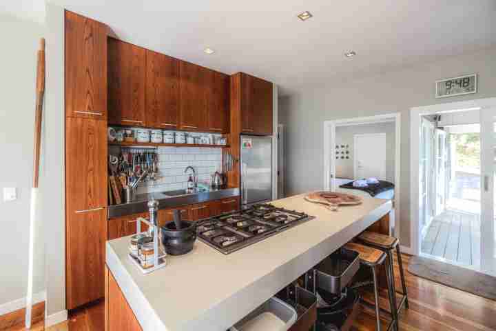 Fully stocked kitchen The Boat House at Arran Bay