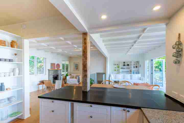 Koi Waiheke Open plan kitchen dining and living