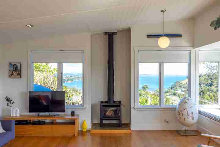 Pacific Views Interior Living Area with fireplace
